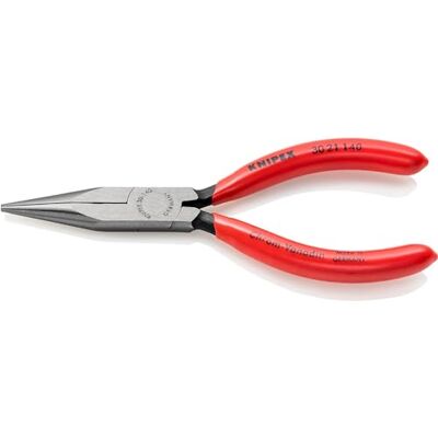 Knipex Lange Nasenzange - Schwarz oxidierte Beschichtung - Kunststoffummantelte Griffe - 140 mm Knipex Lange Nasenzange - Schwarz oxidierte Beschichtung - Kunststoffummantelte Griffe - 140 mm