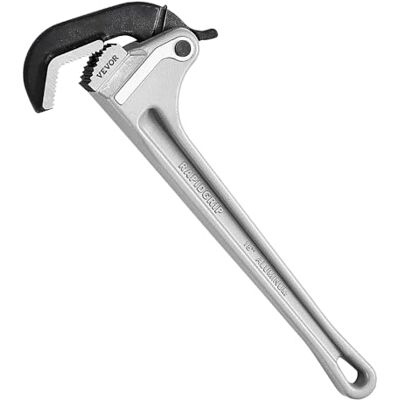 VEVOR Gerade Aluminium-Rohrzange 457,2 mm, automatische Backeneinstellung, verstellbarer Sanitärschlüssel, ergonomischer Griff, aufhängbares Design, Rohrzange für Wasserleitungen, Autoreparaturen VEVOR Gerade Aluminium-Rohrzange 457,2 mm, automatische Backeneinstellung, verstellbarer Sanitärschlüssel, ergonomischer Griff, aufhängbares Design, Rohrzange für Wasserleitungen, Autoreparaturen