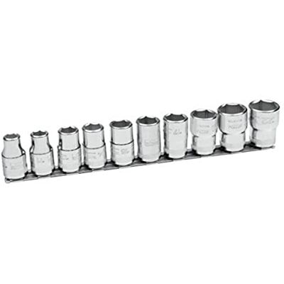 Bahco 7810MH Steckschlüssel-Set - 10 Teile, 6-Kant, Hochleistungsstahl Bahco 7810MH Steckschlüssel-Set - 10 Teile, 6-Kant, Hochleistungsstahl