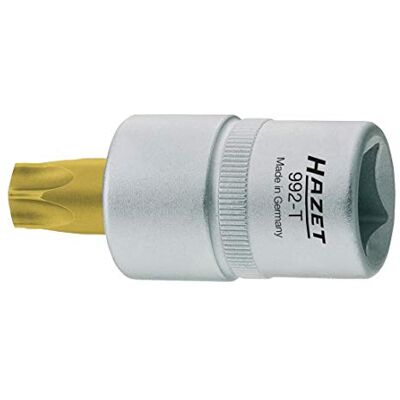 Hazet 992-T40 Torx Schraubendreher-Einsatz, Innenvierkant 12,5 mm (1/2 Zoll), Innen Torx Schlüsselweite TORX: T40 Hazet 992-T40 Torx Schraubendreher-Einsatz, Innenvierkant 12,5 mm (1/2 Zoll), Innen Torx Schlüsselweite TORX: T40