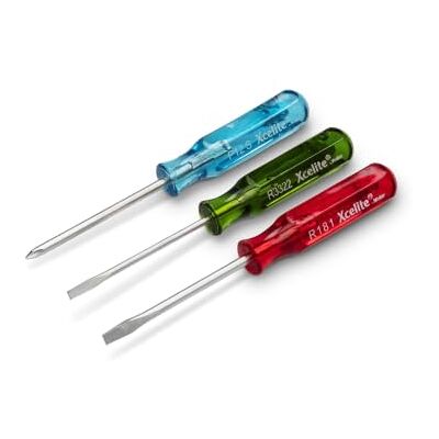 Xcelite Weller SD3VN 3-tlg. Taschenclip-Schraubendreher-Set 3-teiliges Präzisionsset mit Phillips- und Schlitzschraubendrehern in praktischer Vinyl-Tragetasche. Xcelite Weller SD3VN 3-tlg. Taschenclip-Schraubendreher-Set 3-teiliges Präzisionsset mit Phillips- und Schlitzschraubendrehern in praktischer Vinyl-Tragetasche.
