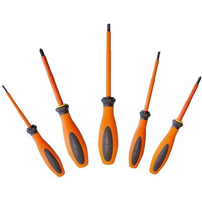 KLEIN TOOLS 85006EINS VDE Schraubendreher Set 5-teilig 1000V isoliert nach DIN EN 60900 Profi-Werkzeug für Elektrotechnik & Elektronik ergonomisch Abrollschutz Made in Germany KLEIN TOOLS 85006EINS VDE Schraubendreher Set 5-teilig 1000V isoliert nach DIN EN 60900 Profi-Werkzeug für Elektrotechnik & Elektronik ergonomisch Abrollschutz Made in Germany