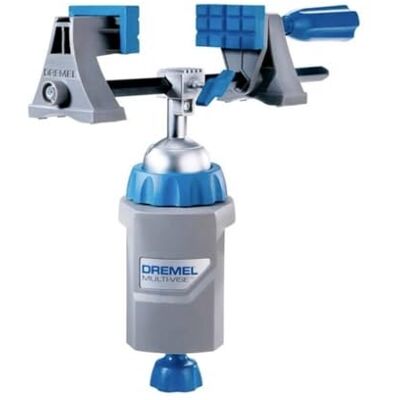 DREMEL 2500 Multi Vise Multi Schraubstock (mit Abnehmbare Soft-Spannbacken und Werkzeugständer-Adapter zum Halten von Werkzeugen) DREMEL 2500 Multi Vise Multi Schraubstock (mit Abnehmbare Soft-Spannbacken und Werkzeugständer-Adapter zum Halten von Werkzeugen)