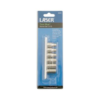 Laser 5616 - 6-teilig TorxPlus Steckschlüssel-Set Laser 5616 - 6-teilig TorxPlus Steckschlüssel-Set