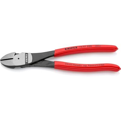 KNIPEX Kraft-Seitenschneider auf SB-Karte mit Kunststoff überzogen 200 mm, 74 01 200 SB KNIPEX Kraft-Seitenschneider auf SB-Karte mit Kunststoff überzogen 200 mm, 74 01 200 SB