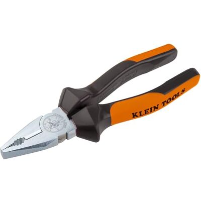 KLEIN TOOLS 220160EINS Kombizange 180 mm VDE 1000 V AC isoliert Mit Schneiden für Draht 4-Punkt-Rohrgriff Made in Germany KLEIN TOOLS 220160EINS Kombizange 180 mm VDE 1000 V AC isoliert Mit Schneiden für Draht 4-Punkt-Rohrgriff Made in Germany