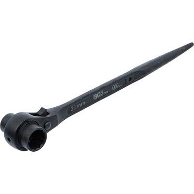 BGS 309 Gerüstbauer-Knarre SW 17 x 21 mm CV-Stahl Gerüstbauratsche / Gerüstbauknarre rechts / links umschaltbar BGS 309 Gerüstbauer-Knarre SW 17 x 21 mm CV-Stahl Gerüstbauratsche / Gerüstbauknarre rechts / links umschaltbar