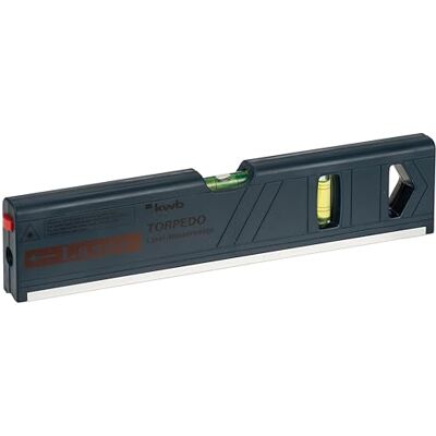 kwb Torpedo Laser-Wasserwaage 270 mm mit Vertikal- und Horizontallibelle, magnetische Auflage kwb Torpedo Laser-Wasserwaage 270 mm mit Vertikal- und Horizontallibelle, magnetische Auflage