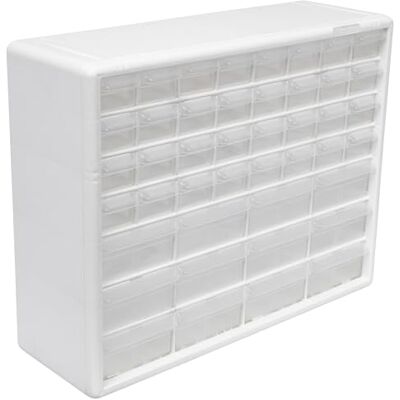 Akro-Mils 10144 Schubladenschrank aus Kunststoff mit 44 Schubladen, für Garagenorganisation, Perlen-Organizer, Baustein-Aufbewahrung, Lehrer-Werkzeugkasten, Make-up-Organizer, 50,8 x 15,2 x 40,6 cm Akro-Mils 10144 Schubladenschrank aus Kunststoff mit 44 Schubladen, für Garagenorganisation, Perlen-Organizer, Baustein-Aufbewahrung, Lehrer-Werkzeugkasten, Make-up-Organizer, 50,8 x 15,2 x 40,6 cm