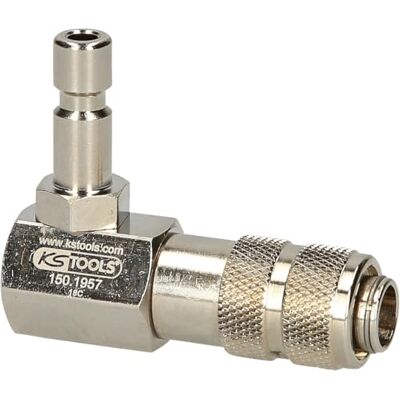 KS Tools Kühlsystem-Bajonettadapter, 90° abgewinkelt KS Tools Kühlsystem-Bajonettadapter, 90° abgewinkelt