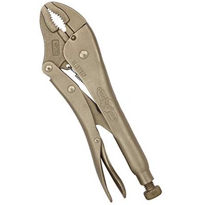 IRWIN Vise Grip 10WR Gripzange 250 mm, gebogene Backen, Spannweite 48 mm, Drahtschneider, T0502EL4 IRWIN Vise Grip 10WR Gripzange 250 mm, gebogene Backen, Spannweite 48 mm, Drahtschneider, T0502EL4