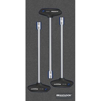 MATADOR MAT 8164 2671 - Sechskant-Schraubendreher-Set, 3-teilig MATADOR MAT 8164 2671 - Sechskant-Schraubendreher-Set, 3-teilig