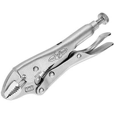 IRWIN Vise Grip 5WR Gripzange 125mm, gebogene Backen, Spannweite 29mm, Drahtschneider, T0902EL4 IRWIN Vise Grip 5WR Gripzange 125mm, gebogene Backen, Spannweite 29mm, Drahtschneider, T0902EL4
