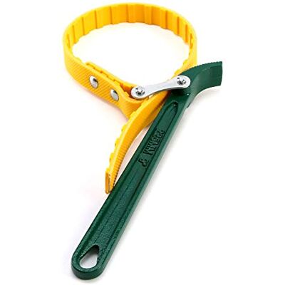QWORK Bandschlüssel Rutschfest 9 Zoll für Flaschenöffner, Rohren Einstellbar Entfernung Handwerkzeug QWORK Bandschlüssel Rutschfest 9 Zoll für Flaschenöffner, Rohren Einstellbar Entfernung Handwerkzeug