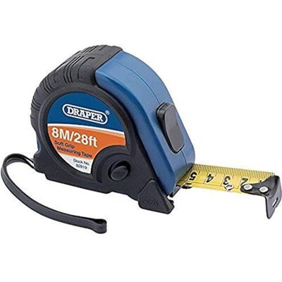 Draper 82819 8M/7,9m Professional Maßband schwarz und 8m/26ft Draper 82819 8M/7,9m Professional Maßband schwarz und 8m/26ft