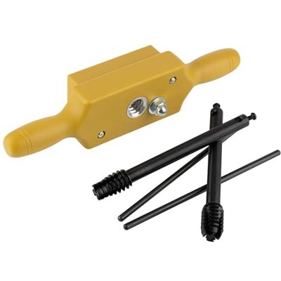 Kings County Tools Gewindebohrer- und Schneideisen-Set,1/2 Zoll Größe,schneidet Außen- und Innengewinde,Bodengewindebohrer,langlebige Stahlschneider mit Aluminiumverschleißbeschlägen Kings County Tools Gewindebohrer- und Schneideisen-Set,1/2 Zoll Größe,schneidet Außen- und Innengewinde,Bodengewindebohrer,langlebige Stahlschneider mit Aluminiumverschleißbeschlägen