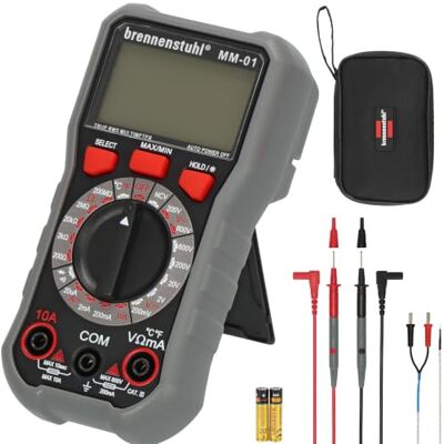 Brennenstuhl Multimeter MM-01 mit manueller Messbereichsauswahl Brennenstuhl Multimeter MM-01 mit manueller Messbereichsauswahl