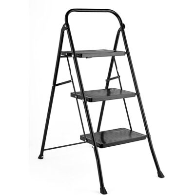 Kleeneze Klappleiter - 3-stufige Leiter - Schwarz - Step Ladder Kleeneze Klappleiter - 3-stufige Leiter - Schwarz - Step Ladder
