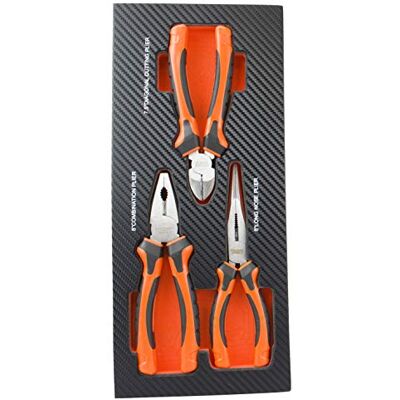 FISCHER DAREX 810905 Modul-Aufbewahrungsbeutel bestehend aus 3 Zangen, Universal, Seitenschneider und zu BEC LONG, schwarz FISCHER DAREX 810905 Modul-Aufbewahrungsbeutel bestehend aus 3 Zangen, Universal, Seitenschneider und zu BEC LONG, schwarz