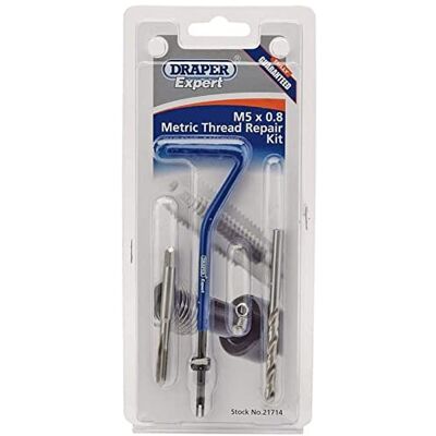 Draper 21714 Expert M5 X 0.8 Metric Thread Repair Kit Draper 21714 Expert M5 X 0.8 Metric Thread Repair Kit