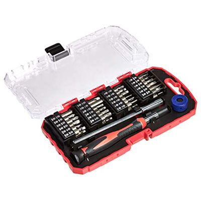 Amazon 51-teiliges Präzisions-Schraubendreher-Bit-Set, Mikro-Reparatur-Set mit Torx-, Tri-Wing-, Hex- und Phillips-Bits, Magnetisches Etui für Laptops, Smartphones, Uhren und Kleine Elektronik Amazon 51-teiliges Präzisions-Schraubendreher-Bit-Set, Mikro-Reparatur-Set mit Torx-, Tri-Wing-, Hex- und Phillips-Bits, Magnetisches Etui für Laptops, Smartphones, Uhren und Kleine Elektronik