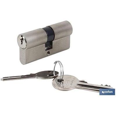 Cofan Nickelzylinder 30/30 kurze Nocken gleiche Schlüssel AAA Cofan Nickelzylinder 30/30 kurze Nocken gleiche Schlüssel AAA