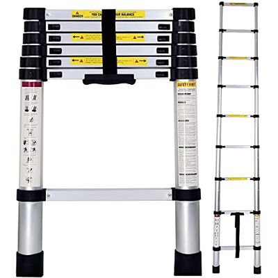 Unbekannte TLV Aluminiumleiter - Faltbar, 3,2 m, Industrieverschlüsse Unbekannte TLV Aluminiumleiter - Faltbar, 3,2 m, Industrieverschlüsse