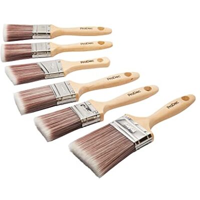 ProDec 6-teiliges Premier Synthetikpinsel-Set - Farbpalette ProDec 6-teiliges Premier Synthetikpinsel-Set - Farbpalette