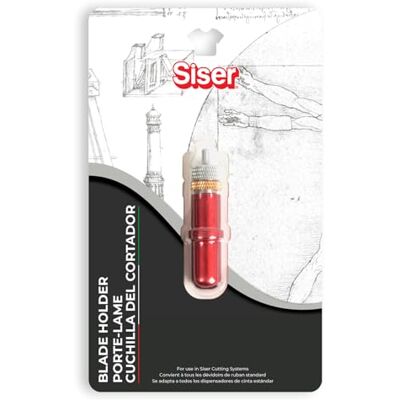 SISER Messerhalter für Plotter Juliet und Romeo. Kompatibel mit 45° und 60° Klingen, aus eloxiertem Aluminium, ideal zum Schneiden von Vinyl und anderen Materialien SISER Messerhalter für Plotter Juliet und Romeo. Kompatibel mit 45° und 60° Klingen, aus eloxiertem Aluminium, ideal zum Schneiden von Vinyl und anderen Materialien