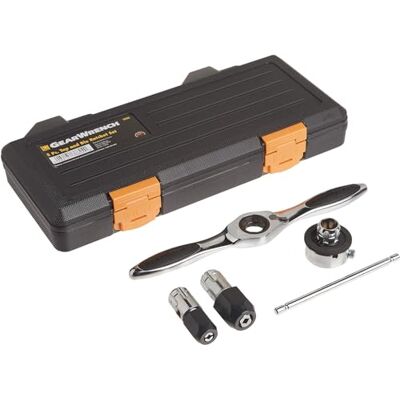GEARWRENCH 3880 Ratschen Gewindebohrer und Schneideisen Antriebswerkzeugsatz, 5 Teilig GEARWRENCH 3880 Ratschen Gewindebohrer und Schneideisen Antriebswerkzeugsatz, 5 Teilig