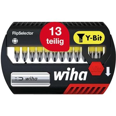 Wiha Bit Set FlipSelector 14-tlg. I Y-Bit 25 mm Pozidriv 1/4" C6,3 I magnetischer Bithalter I Impact- & Schlaugschrauber geeignet (41829) Wiha Bit Set FlipSelector 14-tlg. I Y-Bit 25 mm Pozidriv 1/4" C6,3 I magnetischer Bithalter I Impact- & Schlaugschrauber geeignet (41829)
