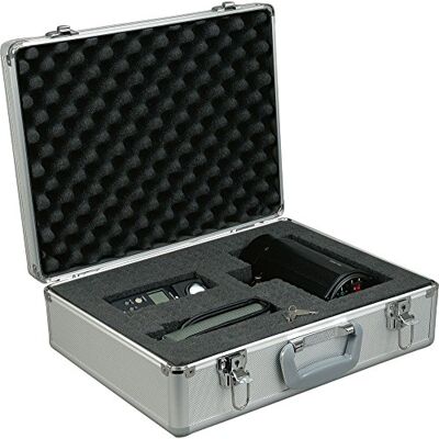 Alumaxx 45138 Multifunktionskoffer Stratos IV, Piloten Koffer Aluminium, Aktenkoffer Alu, Fotokoffer mit Polsterschaum, Pilotenkoffer ca. 47 cm, Silber, Koffer 46,5 × 36,5 × 19 cm Alumaxx 45138 Multifunktionskoffer Stratos IV, Piloten Koffer Aluminium, Aktenkoffer Alu, Fotokoffer mit Polsterschaum, Pilotenkoffer ca. 47 cm, Silber, Koffer 46,5 × 36,5 × 19 cm