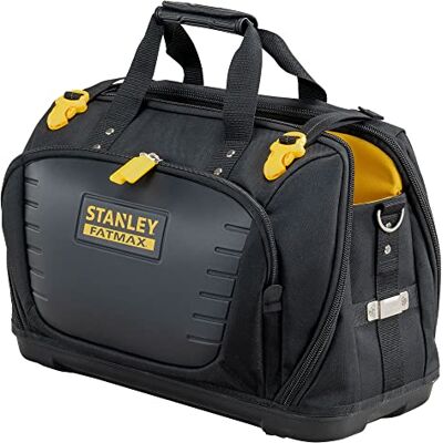 Stanley FatMax Werkzeugtasche/Tragetasche für Werkzeug Quick Access (mit 4 Fächern, aus 600 x 600 Denier Nylon, mit Kunststoffboden & gepolstertem Schultergurt) FMST1-80147 Stanley FatMax Werkzeugtasche/Tragetasche für Werkzeug Quick Access (mit 4 Fächern, aus 600 x 600 Denier Nylon, mit Kunststoffboden & gepolstertem Schultergurt) FMST1-80147