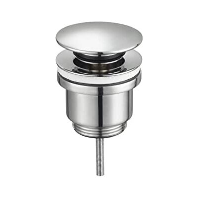 Cofan Click-Clack Ventil Hergestellt aus verchromtem Messing 1" 1/4 Gewinde inkl. großem Stopfen Ø 63 mm Cofan Click-Clack Ventil Hergestellt aus verchromtem Messing 1" 1/4 Gewinde inkl. großem Stopfen Ø 63 mm
