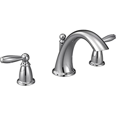 Moen Brantford Zweigriff Low Arc Roman Tub Wasserhahn, T4943 Moen Brantford Zweigriff Low Arc Roman Tub Wasserhahn, T4943