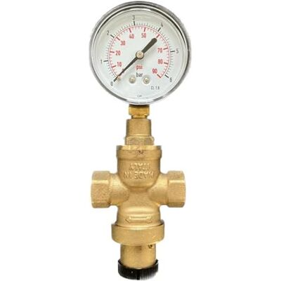 BieTal ® Wasserdruckregler Wasserdruckminderer mit Manometer 3/8 Zoll Innengewinde Druckregler für Wasserleitungen Messing, 3/8 Zoll Innengewinde beidseitig, kompakt & langlebig BieTal ® Wasserdruckregler Wasserdruckminderer mit Manometer 3/8 Zoll Innengewinde Druckregler für Wasserleitungen Messing, 3/8 Zoll Innengewinde beidseitig, kompakt & langlebig