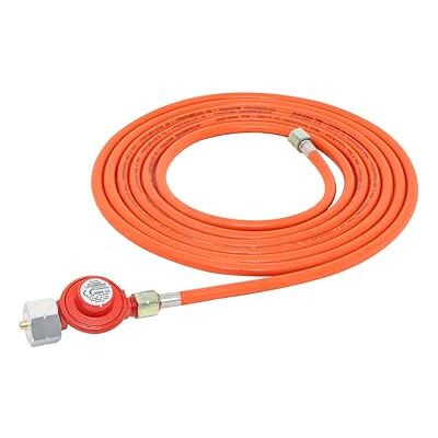 Rothenberger Industrial Set Propan-Konstantregler 4 bar mit Propangasschlauchleitung 5m für Anwärmbrenner, Abflammgeräte, Unkrautvernichter mit 3/8“ Anschluss, 5- & 11kg-Flaschen Rothenberger Industrial Set Propan-Konstantregler 4 bar mit Propangasschlauchleitung 5m für Anwärmbrenner, Abflammgeräte, Unkrautvernichter mit 3/8“ Anschluss, 5- & 11kg-Flaschen