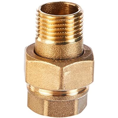 Conmetall Messing-Konusverschraubung - Messing, 1/2" IG & AG Conmetall Messing-Konusverschraubung - Messing, 1/2" IG & AG