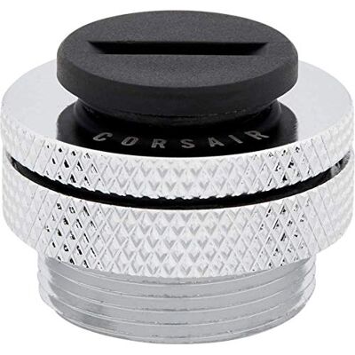 Corsair Hydro X Series, XF Einfüllöffnung (Standard-G1/4-Gewinde (BSPP) Messing Gefertigt, Einfaches Einfüllen/Ablassen, Schließring mit Gewinde, Im Enthaltener G1/4"-Verschlussstopfen) Chrom Corsair Hydro X Series, XF Einfüllöffnung (Standard-G1/4-Gewinde (BSPP) Messing Gefertigt, Einfaches Einfüllen/Ablassen, Schließring mit Gewinde, Im Enthaltener G1/4"-Verschlussstopfen) Chrom