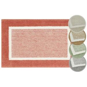 ANDIAMO Maui Badteppich - Rechteckig, rost, gestreift, 50x80 cm ANDIAMO Maui Badteppich - Rechteckig, rost, gestreift, 50x80 cm