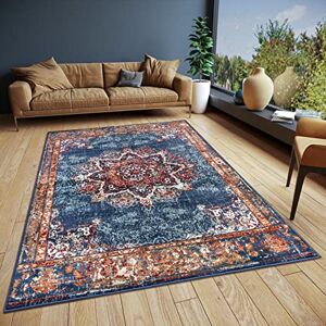Hanse Home Maderno Orientalischer Teppich – Läufer Orientalisch klassisch dicht gewebt mit Ornamenten Vintage-Look Weicher Kurzflor für Schlafzimmer, Esszimmer, Wohnzimmer, Flur – Blau, 200x280cm Hanse Home Maderno Orientalischer Teppich – Läufer Orientalisch klassisch dicht gewebt mit Ornamenten Vintage-Look Weicher Kurzflor für Schlafzimmer, Esszimmer, Wohnzimmer, Flur – Blau, 200x280cm