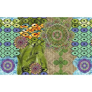 Vilber - Mandala 2518 - Multicolor - 75 X 120 cm - rug Vilber - Mandala 2518 - Multicolor - 75 X 120 cm - rug