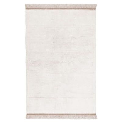 Lorena Canals -Woolable Flächenteppich Kollektion Schafe der Welt Steppe in der Farbe Weiße Schafs-Handgefertigt in rechteckiger Form und aus natürlicher kurzfloriger ungefärbter Wolle-Größe:200x300cm Lorena Canals -Woolable Flächenteppich Kollektion Schafe der Welt Steppe in der Farbe Weiße Schafs-Handgefertigt in rechteckiger Form und aus natürlicher kurzfloriger ungefärbter Wolle-Größe:200x300cm