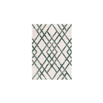 Safavieh - Berber Shag - Elfenbein/Grün - 245x305 - Rug Safavieh - Berber Shag - Elfenbein/Grün - 245x305 - Rug