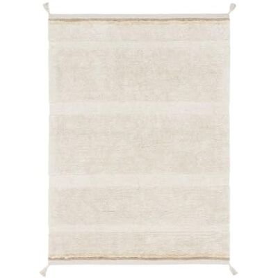 Lorena Canals Bloom Waschbarer Teppich in natürlicher Farbe. Für Schlafzimmer, Wohnzimmer, Eingangsbereich. Handgefertigt aus Baumwolle. Größe: 1,4 m x 2 m Lorena Canals Bloom Waschbarer Teppich in natürlicher Farbe. Für Schlafzimmer, Wohnzimmer, Eingangsbereich. Handgefertigt aus Baumwolle. Größe: 1,4 m x 2 m