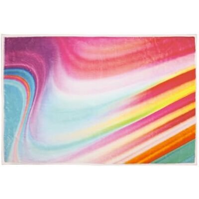 Kleine Wolke Badteppich Vibes Multicolor 50 x 80 cm OEKO-TEX zertifiziert, besonders weich, rutschhemmende Unterseite, für Fußbodenheizung, maschinenwaschbar, 100% Polyester Kleine Wolke Badteppich Vibes Multicolor 50 x 80 cm OEKO-TEX zertifiziert, besonders weich, rutschhemmende Unterseite, für Fußbodenheizung, maschinenwaschbar, 100% Polyester