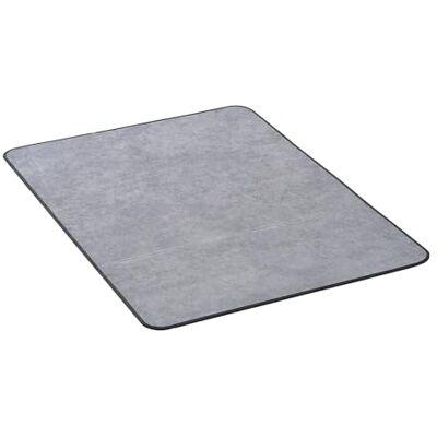 VEVOR Stuhlmatte Bodenschutzmatte (1225 x 915 x 5 mm) Bürostuhlmatte für Hartböden, Stuhlteppich für Rollstuhl, Cord-Oberfläche, sanftes Gleiten unter dem Schreibtischteppich für Heimbüro (grau) VEVOR Stuhlmatte Bodenschutzmatte (1225 x 915 x 5 mm) Bürostuhlmatte für Hartböden, Stuhlteppich für Rollstuhl, Cord-Oberfläche, sanftes Gleiten unter dem Schreibtischteppich für Heimbüro (grau)