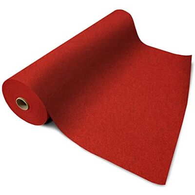 Floordirekt Roter Teppich meliert 100 x 1200 cm VIP Läufer Event Teppich Premierenteppich Empfangsteppich Messeteppich Hochzeitsteppich Wunschmaß Floordirekt Roter Teppich meliert 100 x 1200 cm VIP Läufer Event Teppich Premierenteppich Empfangsteppich Messeteppich Hochzeitsteppich Wunschmaß