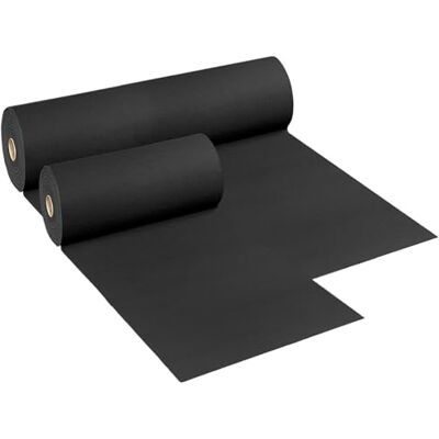 Emmevi Teppichläufer, schwarz, rutschfest, für Flur, Treppen, Fitnessstudios, Clubs, 100 x 900 cm Emmevi Teppichläufer, schwarz, rutschfest, für Flur, Treppen, Fitnessstudios, Clubs, 100 x 900 cm