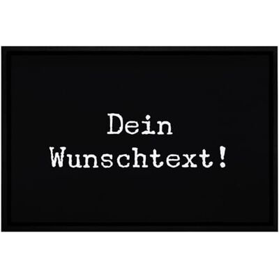 MoonWorks ® personalisierte Fußmatte mit Wunschtext eigener Text personalisierbares Geschenk rutschfest & waschbar Weiss 60x40cm MoonWorks ® personalisierte Fußmatte mit Wunschtext eigener Text personalisierbares Geschenk rutschfest & waschbar Weiss 60x40cm